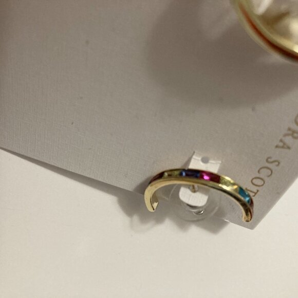 KENDRA SCOTT Adeline Ear Cuff Earrings Gold Multicolor - Picture 6 of 7